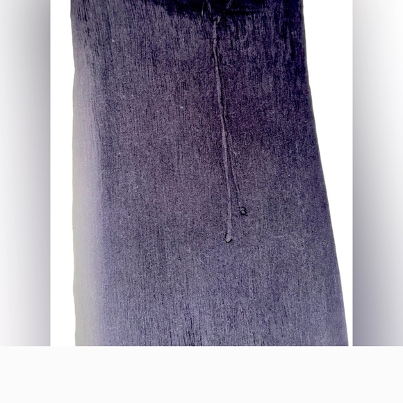 Black Maxi Skirt Strapless Measurements Shown Black Ribbed Light Weight Fall 🍁 - Picture 2 of 6